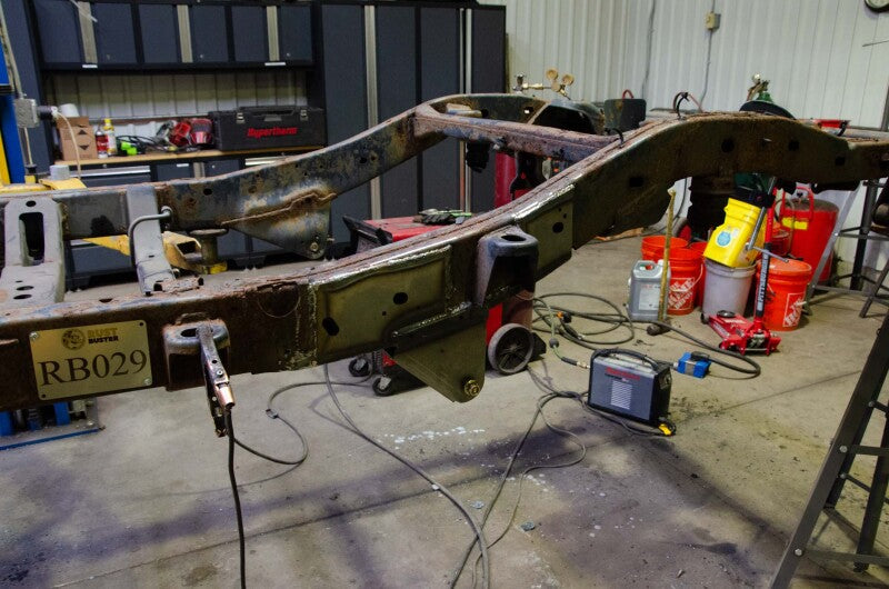 Rust Buster 06-10 Hummer H3 Leaf Spring Frame Section - Left