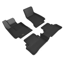 Load image into Gallery viewer, 3D MAXpider 2017-2019 Mercedes-Benz E-Class Sedan W213 Kagu 1st &amp; 2nd Row Floormats - Black