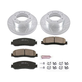 Power Stop 2012 Ford F-350 Super Duty Front Z23 Evolution Brake Kit