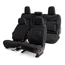 Load image into Gallery viewer, Covercraft 19-24 Chevrolet Silverado Leatherette PrecisionFit Custom Second Row Seat Covers - Black