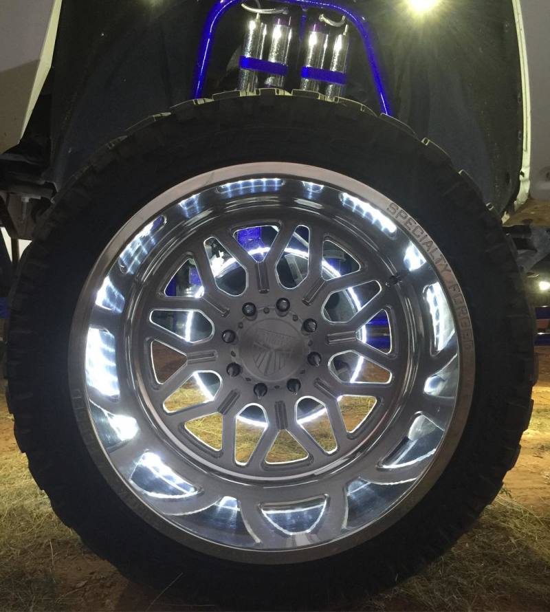 Oracle LED Illuminated Wheel Rings - Double LED - White NO RETURNS