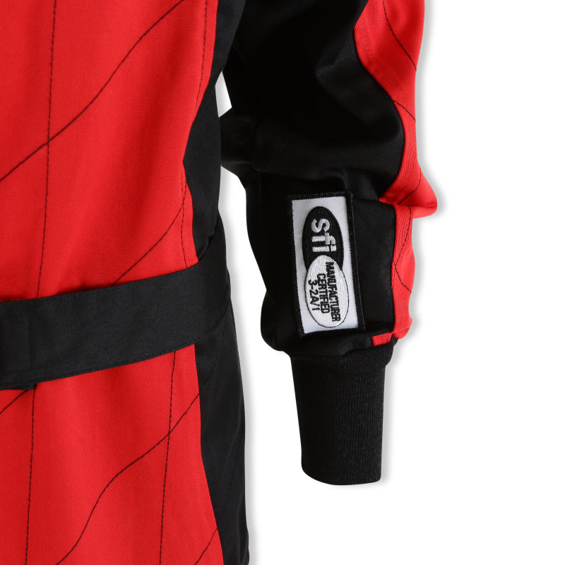 RaceQuip Red Chevron-1 Suit - SFI-1 2XL