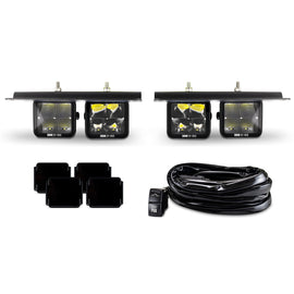 Borne Off-Road 2021+ Ford Bronco Direct Fit Pods - Modular Bumper - Kit of 4 - Fog