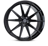 Vossen HFX-2 22x9.5 / 5x112 / ET15 / Deep Face / 66.5 - Gloss Black Wheel