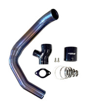 Load image into Gallery viewer, Torque Solution 12-21 Subaru WRX Top Mount Charge Pipe - Titanium Burnt Purple / Blue