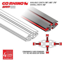 Load image into Gallery viewer, Go Rhino SRM 600 Basket Style Roof Rack 55in. - Tex. Blk