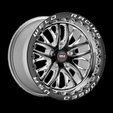 Load image into Gallery viewer, Weld S82 17x10 / 5x120 BP / 7.2in. BS (43mm Offset) Black Wheel (High Pad) - Black Single Beadlock