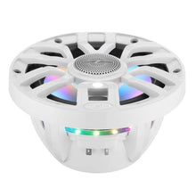 Load image into Gallery viewer, DS18 7.7in 2-Way 175 Watts RMS 4ohm Dgtl LED Lights Bullet Tweeter Cvrs Incl Wht Built-in Deck Light