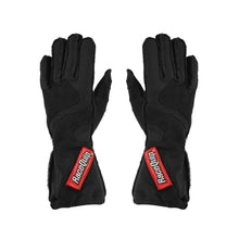 Load image into Gallery viewer, RaceQuip 356 Series 2 Layer Nomex Outseam Race Gloves SFI 3.3 / 5 All Black X-Large