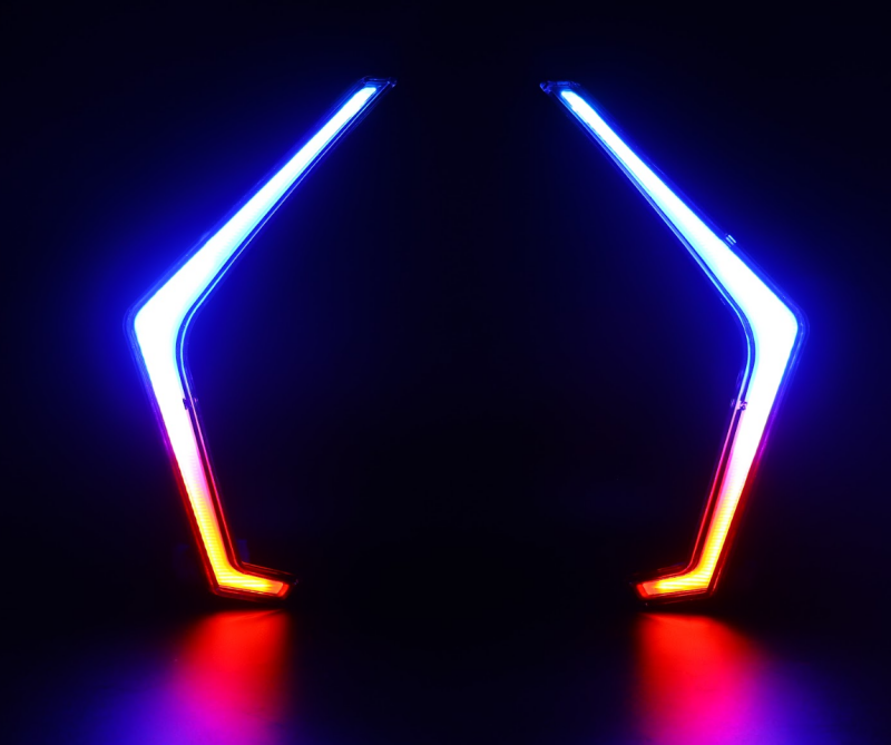 DragonFire Racing Fang Lights Chase RGB Polaris RZR Pro XP/Pro R
