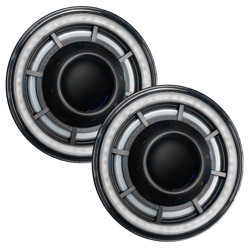 ORACLE Lighting 07-18 Jeep Wrangler JK Oculus 7in. ColorSHIFT Bi-LED Projector Headlights NO RETURNS
