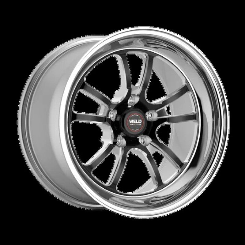 Weld S70 RT-S 18x9in / 5x120 BP / 6.1in. BS - Black Center - Polished Shell Wheel