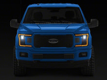 Load image into Gallery viewer, Raxiom 18-20 Ford F-150 LED Halo Surround Headlights with Amber DRL- Black Housing- Clear Lens