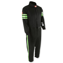 Load image into Gallery viewer, RaceQuip Green Trim SFI-1 JR. Suit - Kids XL