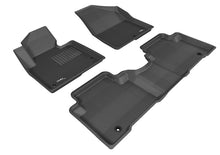 Load image into Gallery viewer, 3D MAXpider 2013-2018 Hyundai Santa Fe Sport Kagu 1st &amp; 2nd Row Floormats - Black