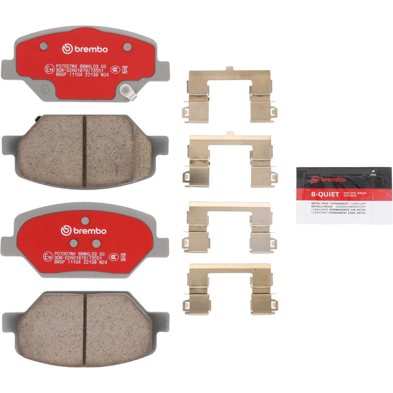 Brembo 2016+ Buick Envision (X26) Xtra Ceramic Brake Pad - Front