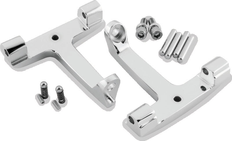 Bikers Choice 93-20 FLH FLT Chrome Pasanger Floorboard Bracket Replaces H-D 53070-00A