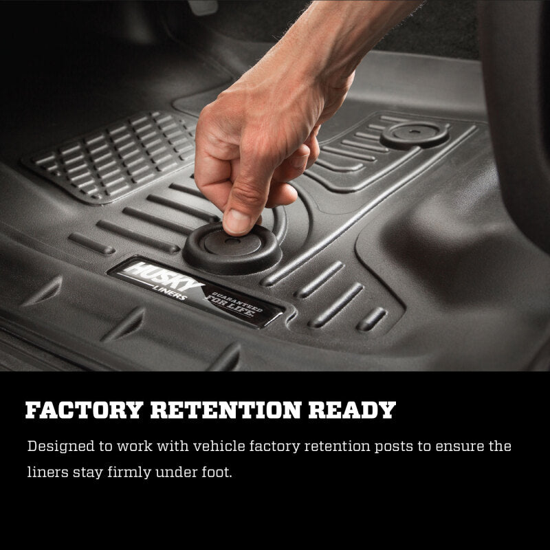 Husky Liners 24-25 Chevrolet Traverse/GMC Acadia Weatherbeater 2nd Seat Floorliner (1pc) - Black