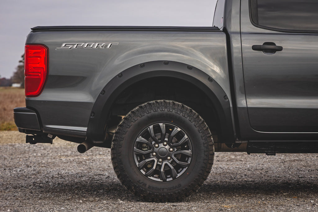 Pocket Fender Flares | JS Iconic Silver | Ford Ranger 2WD/4WD (2019-2023)