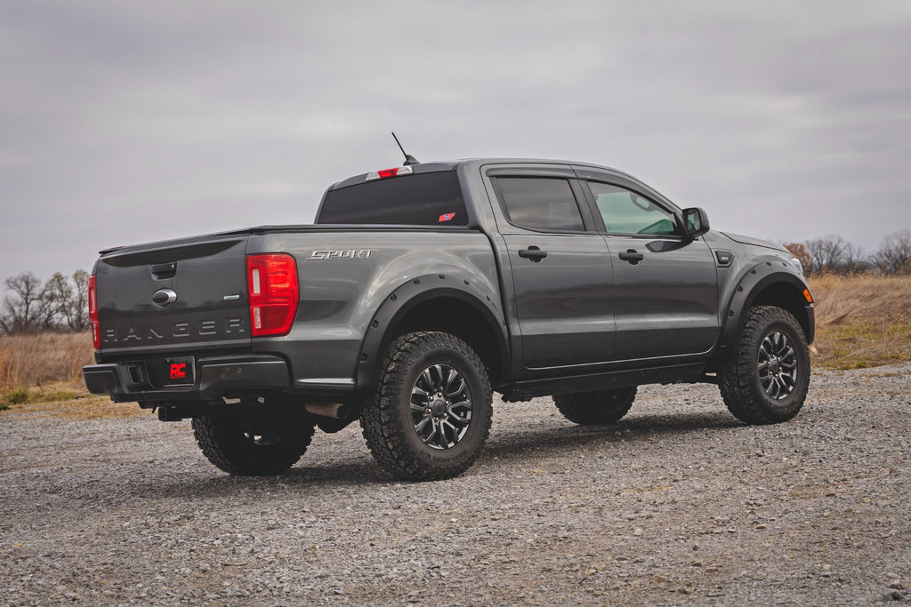 Pocket Fender Flares | JS Iconic Silver | Ford Ranger 2WD/4WD (2019-2023)