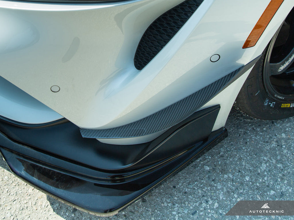 AutoTecknic Dry Carbon Canard Set - A90 Supra 2020-Up