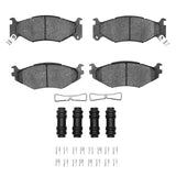 R1 91-95 Chrysler LeBaron Front Ceramic Pads & Hardware Kit
