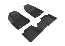 Load image into Gallery viewer, 3D MAXpider 2015-2020 Jeep Cherokee Kagu 1st &amp; 2nd Row Floormats - Black