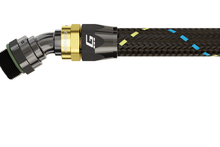 Load image into Gallery viewer, GReddy AN06 30 DEGREE ORB MALE BLACK/GOLD ANODIZED