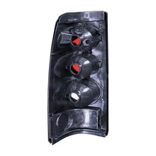 Load image into Gallery viewer, Raxiom 99-02 Chevrolet Silverado 1500 Fleetside Axial Series Tail Lights- Black - Red/Clear Lens