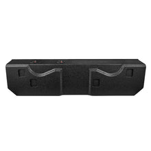 Load image into Gallery viewer, DS18 2x 8in Forward Firing Underseat Ported Box Subwoofer Enclosure -Black Spray Liner Paint Finish