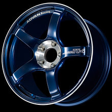 Load image into Gallery viewer, Advan TC-4 SE 18x9.5 / +45 Offset / 5-100 / 63mm Bore / Racing Indigo Blue &amp; Diamond Cut