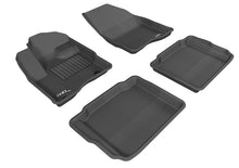 Load image into Gallery viewer, 3D MAXpider 2010-2019 Ford Taurus Kagu 1st &amp; 2nd Row Floormats - Black