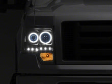 Load image into Gallery viewer, Raxiom 09-14 Ford F-150 G2 Super White LED Halo Projector Headlights- Black Housing- Clear Lens