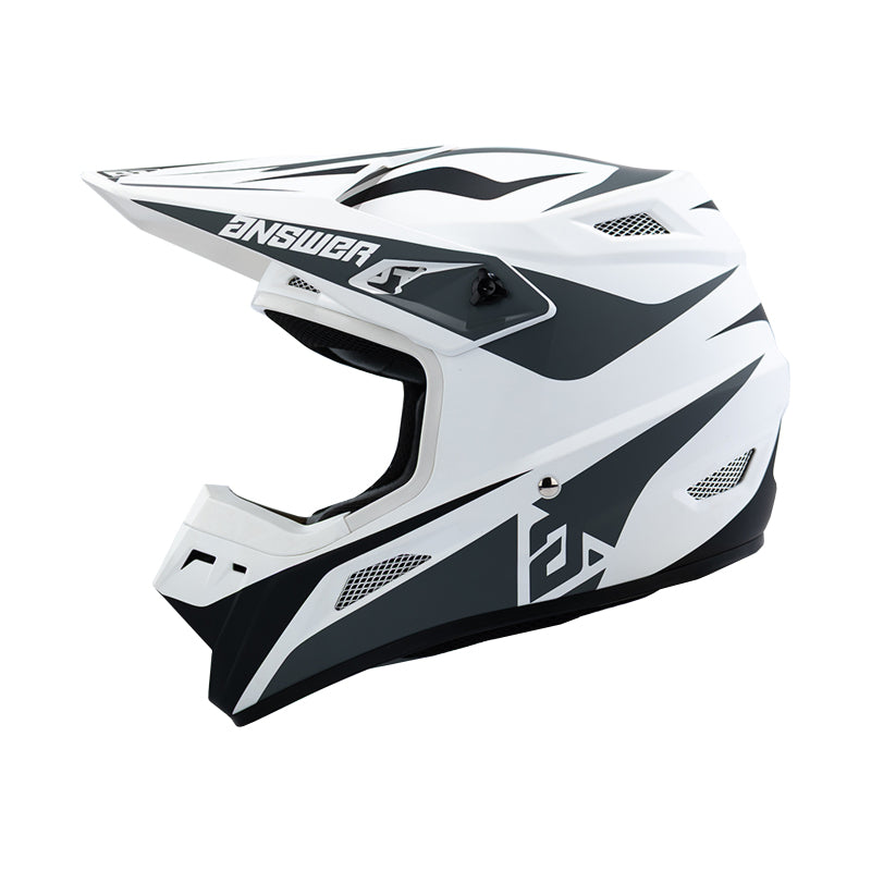 Answer 26 AR1 Mototown Helmet Glossy White/Grey/Black - XL
