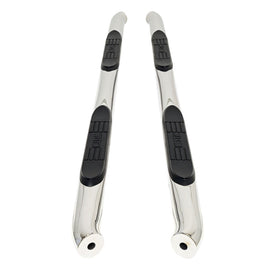 Westin 2024 Tacoma Double Cab E-Series 3 Nerf Step Bars - Stainless Steel