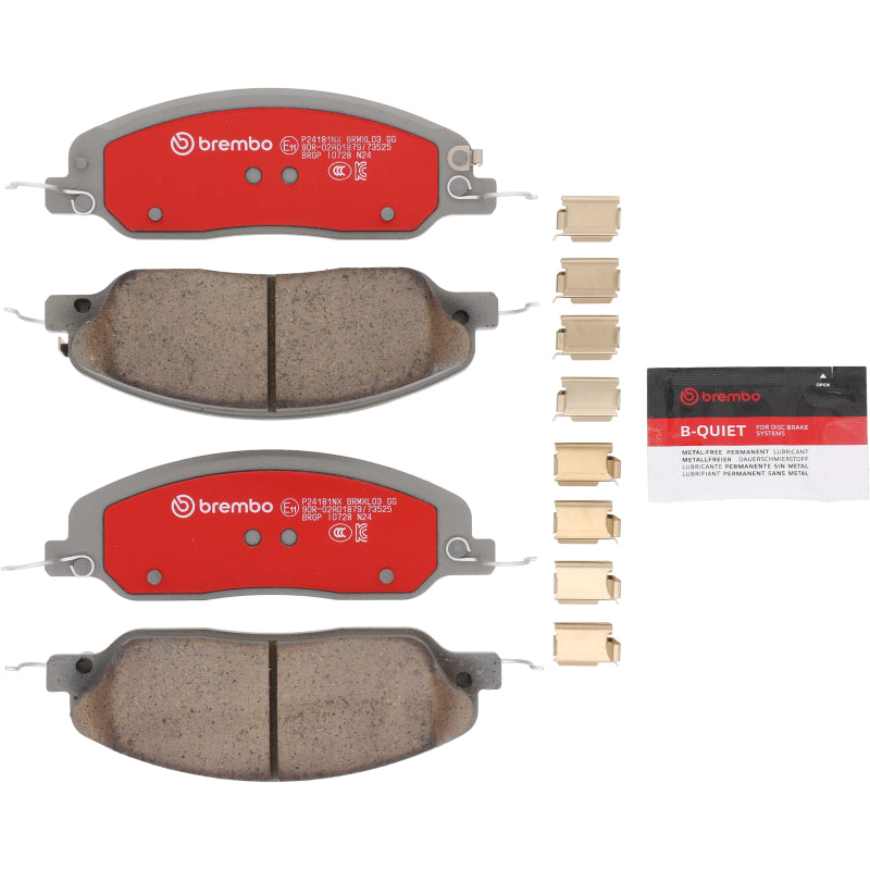 Brembo 05-14 Ford Mustang Xtra Ceramic Brake Pad - Front