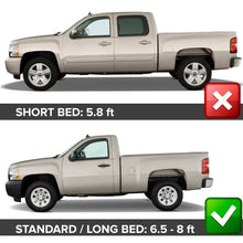 Load image into Gallery viewer, 2007-2014 Chevy Silverado 1500 2500HD 3500HD 6.5 8Ft Bed Fender Flares
