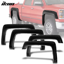 Load image into Gallery viewer, 2014-2018 Chevy Silverado Short Pocket Rivet 4PCS Fender Flares ABS