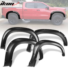 Load image into Gallery viewer, 2019-2022 Chevy Silverado 1500 Pocket Fender Flare Smooth Black PP 4PC
