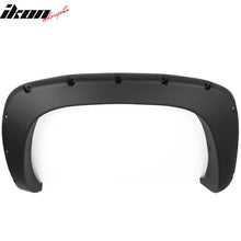 Load image into Gallery viewer, 1999-2007 Chevy Silverado GMC Sierra Pocket Rivet Black Fender Flares