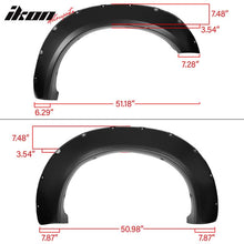 Load image into Gallery viewer, 2011-2016 Ford F250 F350 Superduty 6.8 8.1Ft Bed Smooth Fender Flares