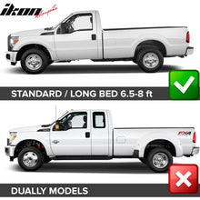 Load image into Gallery viewer, 2011-2016 Ford F250 F350 Superduty 6.8 8.1Ft Bed Smooth Fender Flares