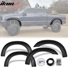 Load image into Gallery viewer, 1999-2007 Ford F250 350 Super Duty Black Fender Flares Set PP 4PCS