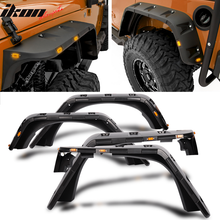 Load image into Gallery viewer, 2007-2018 Jeep Wrangler JK Pocket Rivet Fender Flare w/ LED Side Maker