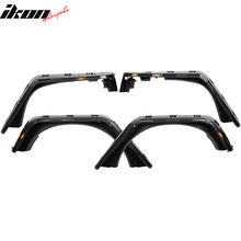 Load image into Gallery viewer, 2007-2018 Jeep Wrangler JK Pocket Rivet Fender Flare w/ LED Side Maker