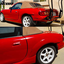 Load image into Gallery viewer, 1999-2005 Mazda Miata MX5 NB MDP Style Fender Flares Rear PU 2PCS