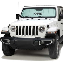 Load image into Gallery viewer, Covercraft 11-18 Jeep Wrangler (JK) UVS100 Custom Sunscreen with Jeep logo