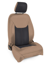 Load image into Gallery viewer, PRP 13-18 Jeep Wrangler JK Front Seat Covers/2 door or 4 door (Pair) - Black/Tan