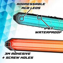 Load image into Gallery viewer, XK Glow 9in XKmax DRL Truck Grill Flexible Light App Cntl Bar 2pc