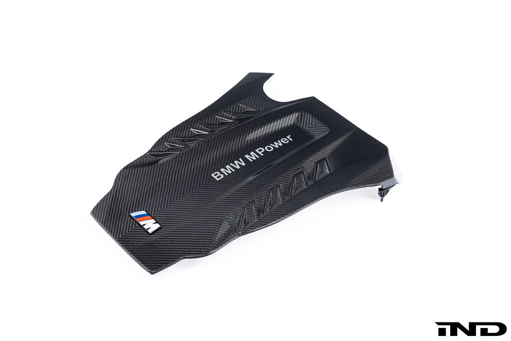 Eventuri F95 / F96 / G09 Black Carbon Intake + Engine Cover w/M Power Decal - EVE-X56M-CF-INT-D